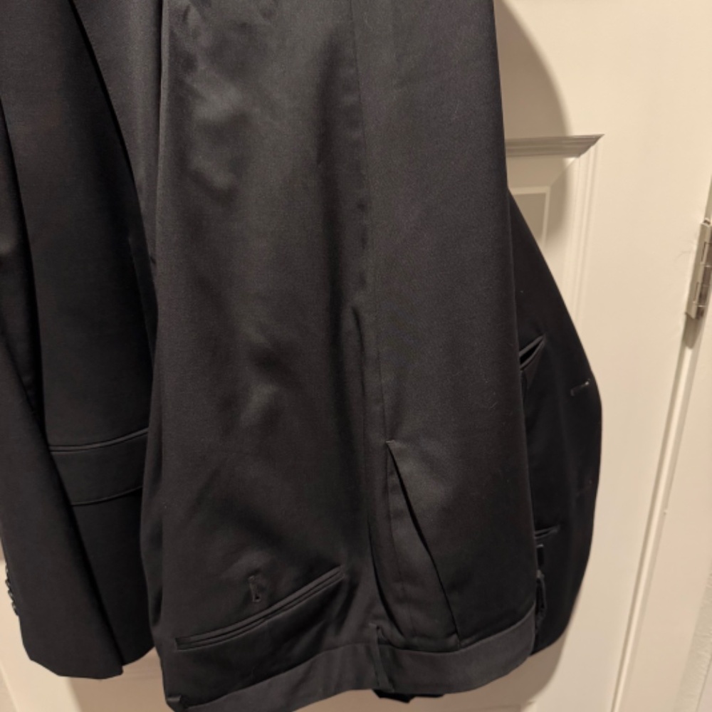 Bonobos Men's Slim Fit Daily Grind Black Suit Jacket 42S Pants 34 x 30 - Picture 2 of 7